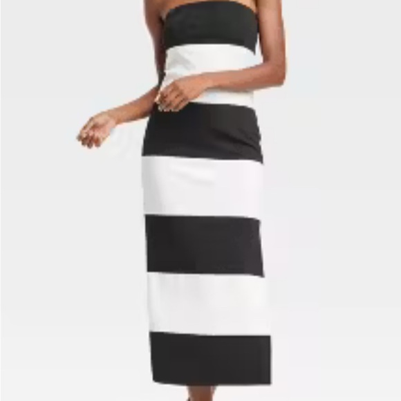 A New Day Striped Tube Dress. Size L. - Picture 5 of 5